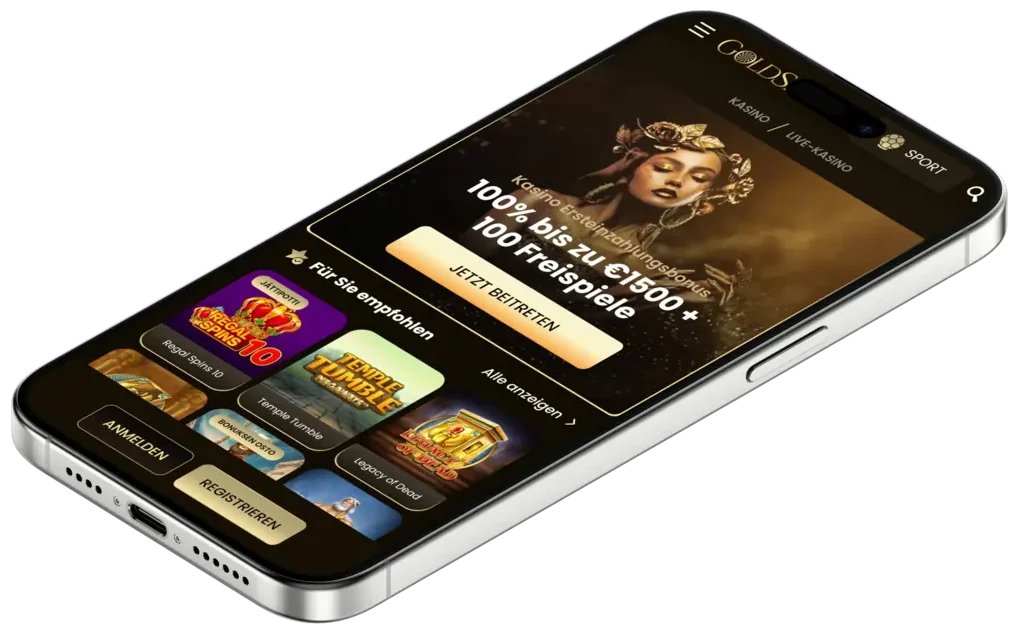 GoldSpin Casino App-Screenshot